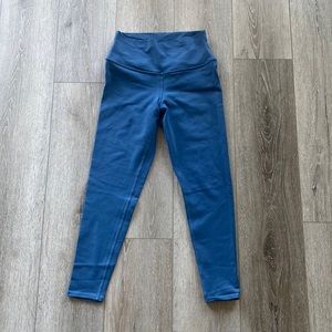 ALO Blue 7/8 Airbrush Legging